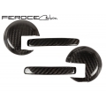 FIAT 500 Interior Door Handle Kit by Feroce - Carbon Fiber  